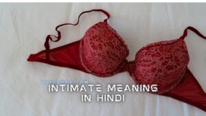 Intimate Meaning