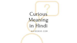 Curious Meaning in Hindi