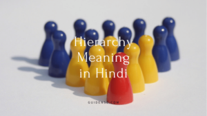 Hierarchy Meaning