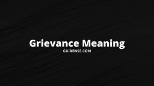 Grievance Meaning in Hindi