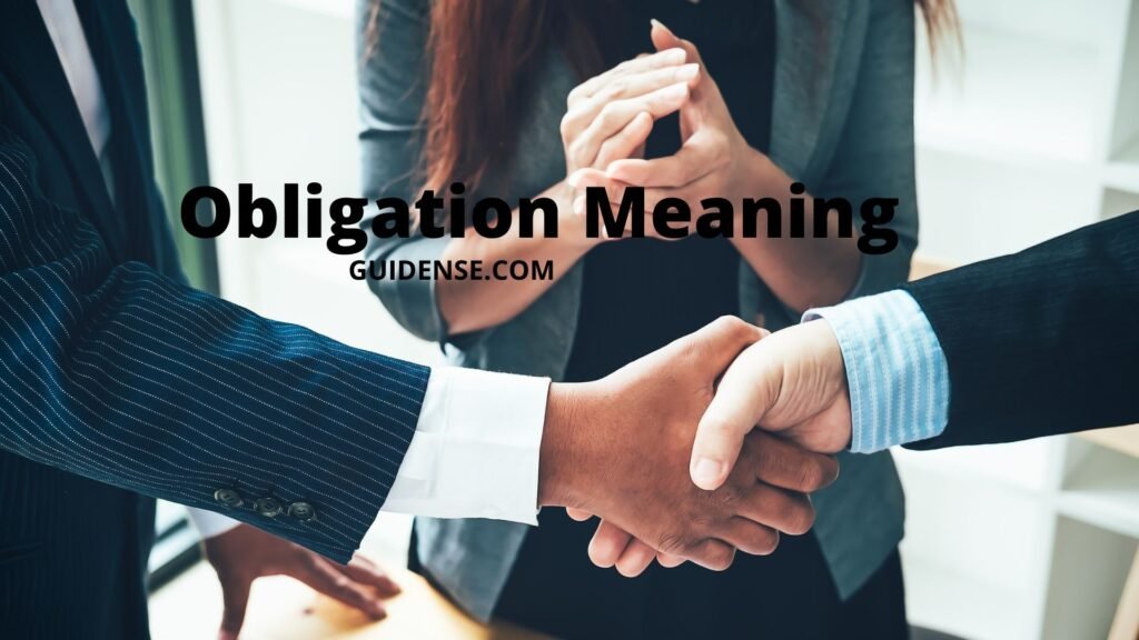 Obligation Meaning