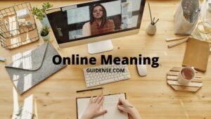 Online Meaning in Hindi