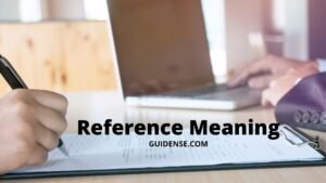 Reference Meaning