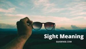 Sight Meaning