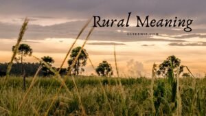 Rural Meaning