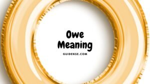 Owe Meaning