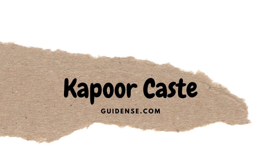 Kapoor Caste
