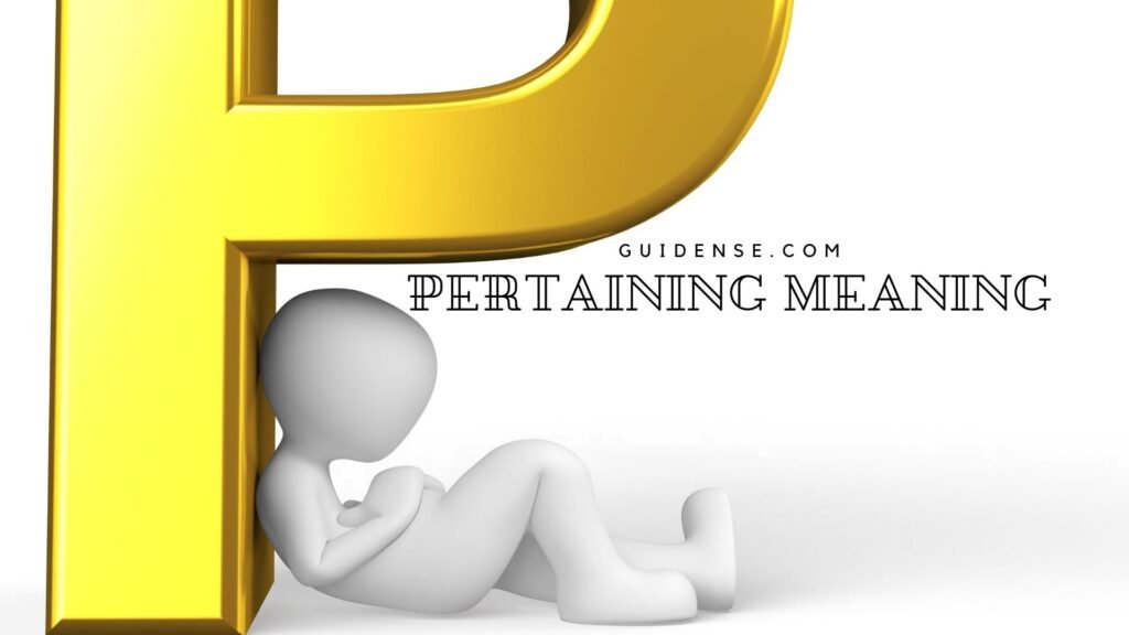 Pertaining Meaning