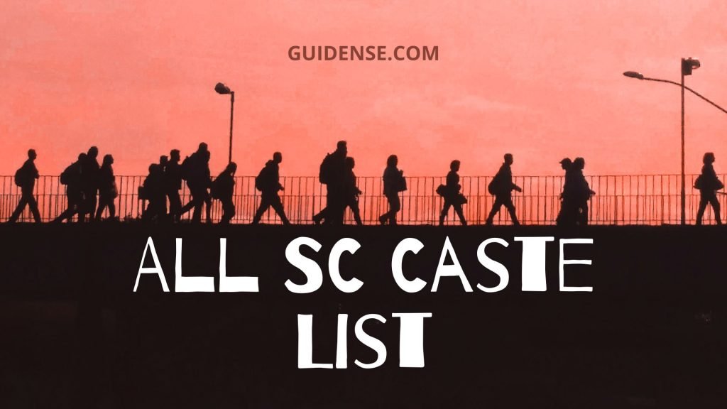 All SC Caste List