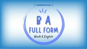 BA Full Form