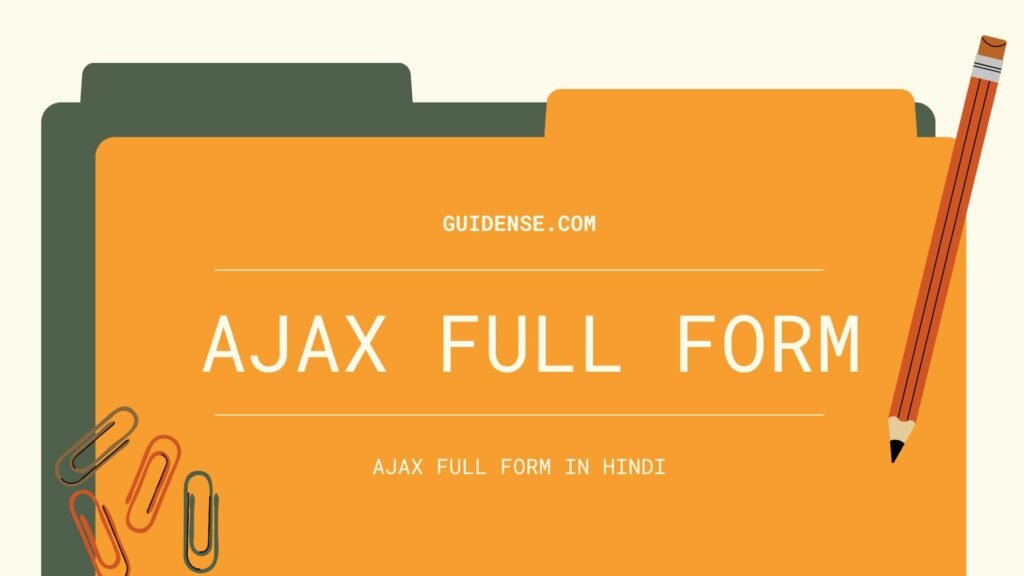 AJAX Full Form